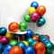 50pcs 12" Metallic Colorful Balloons – Durable Double-Layer Balloons for Wedding & Party Decor